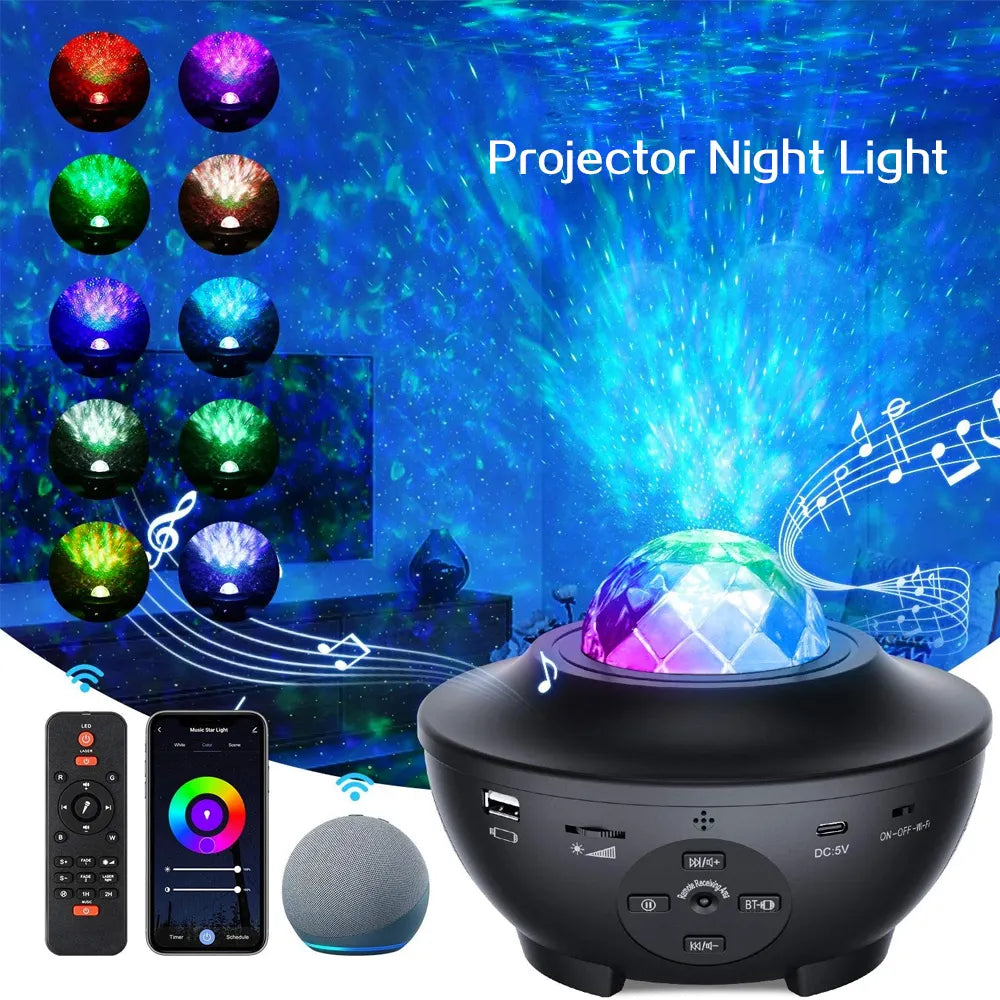 Galaxy Ocean Light Projector