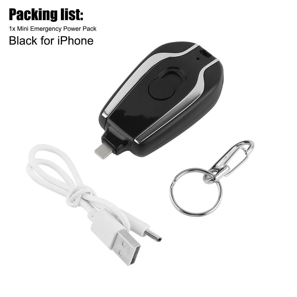 Emergency Portable Key Chain Charger