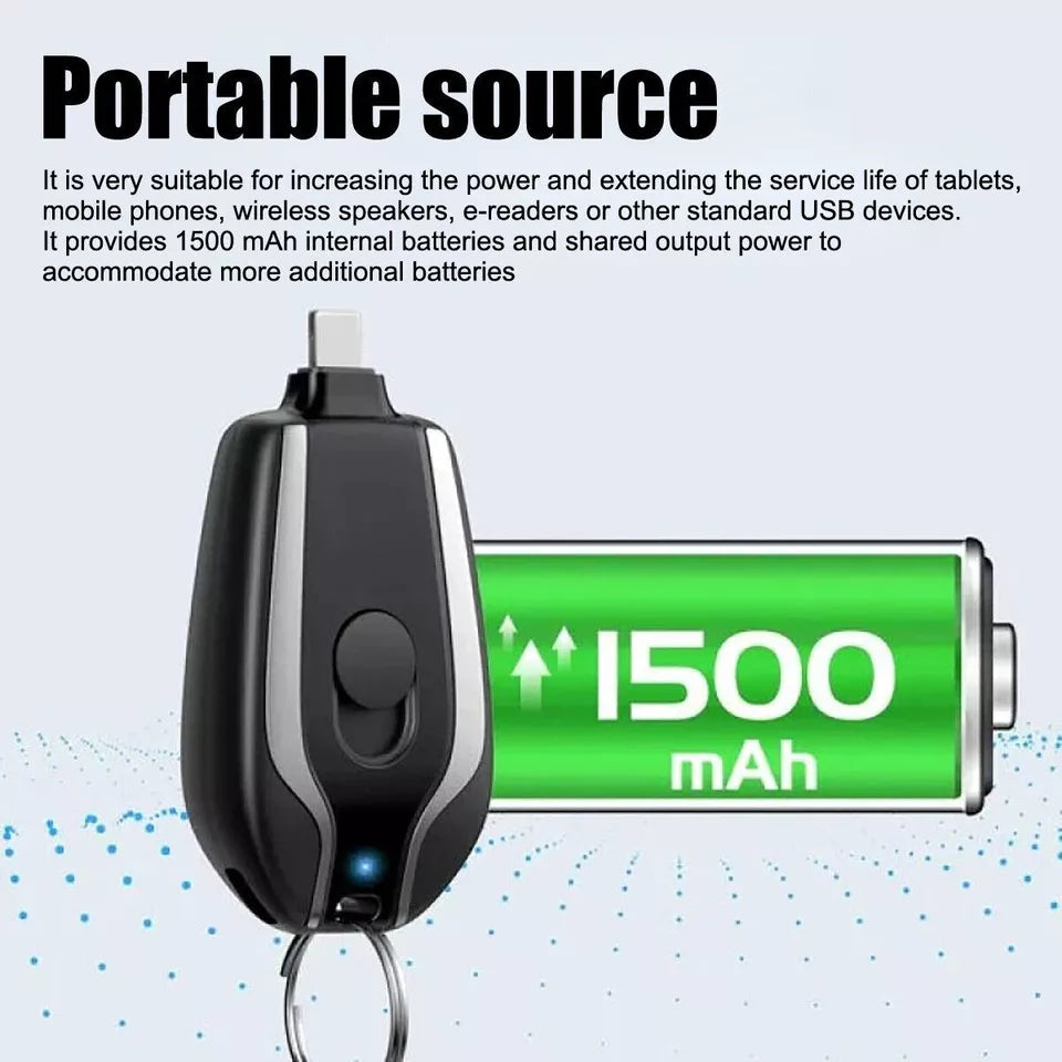 Emergency Portable Key Chain Charger